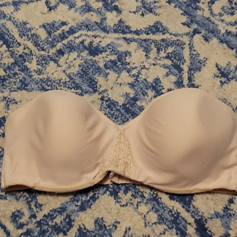 Wacoal 34 C tan nude strapless bra WL30